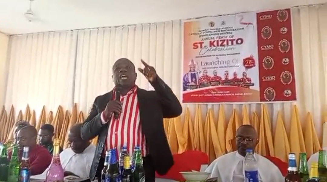 CHIEF UCHE NNAJI (NWAKABIE) SPONSORS ST. KIZITO FEAST CELEBRATION WITH SUBSTANTIAL FINANCIAL SUPPORT, ADVOCATES YOUTH INDUSTRIALIZATION IN ENUGU