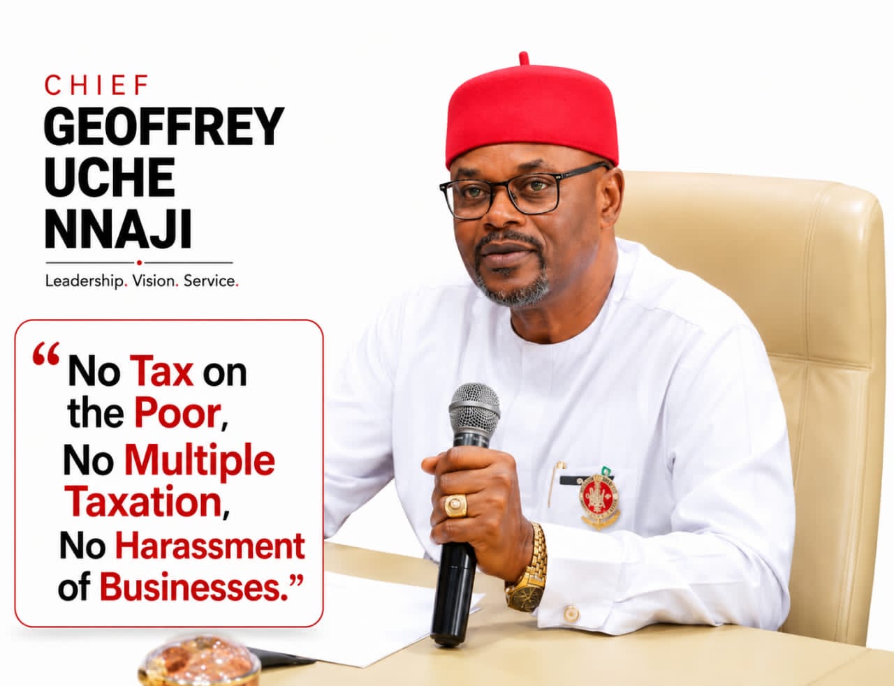 Tax Reform And Business-Friendly Governance: Chief Uche Nnaji Pledges Relief For Traders, Small Businesses In Enugu
