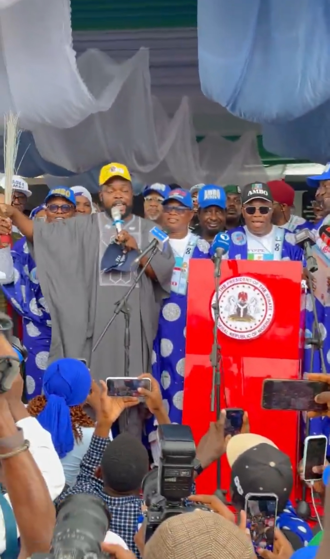CONTROVERSY AS ACCORD PARTY FACTION ENDORSES OSUN APC CANDIDATE AT MEGA RALLY