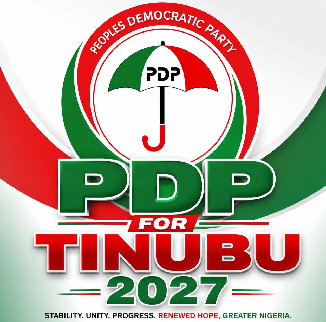 PDP Backs President Tinubu's Re-Election, Prioritizes National Interest Over Partisanship