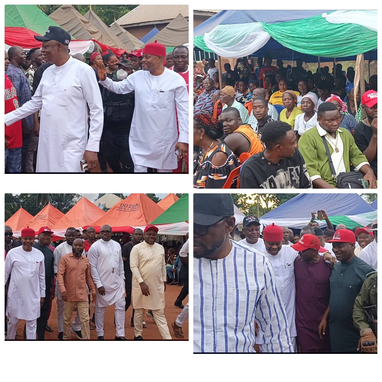 Unstoppable Momentum: Enugu-Ezike Erupts in Massive Support for Chief Uche Nnaji and Senatorial Aspirant Dr. Nestor Ezeme
