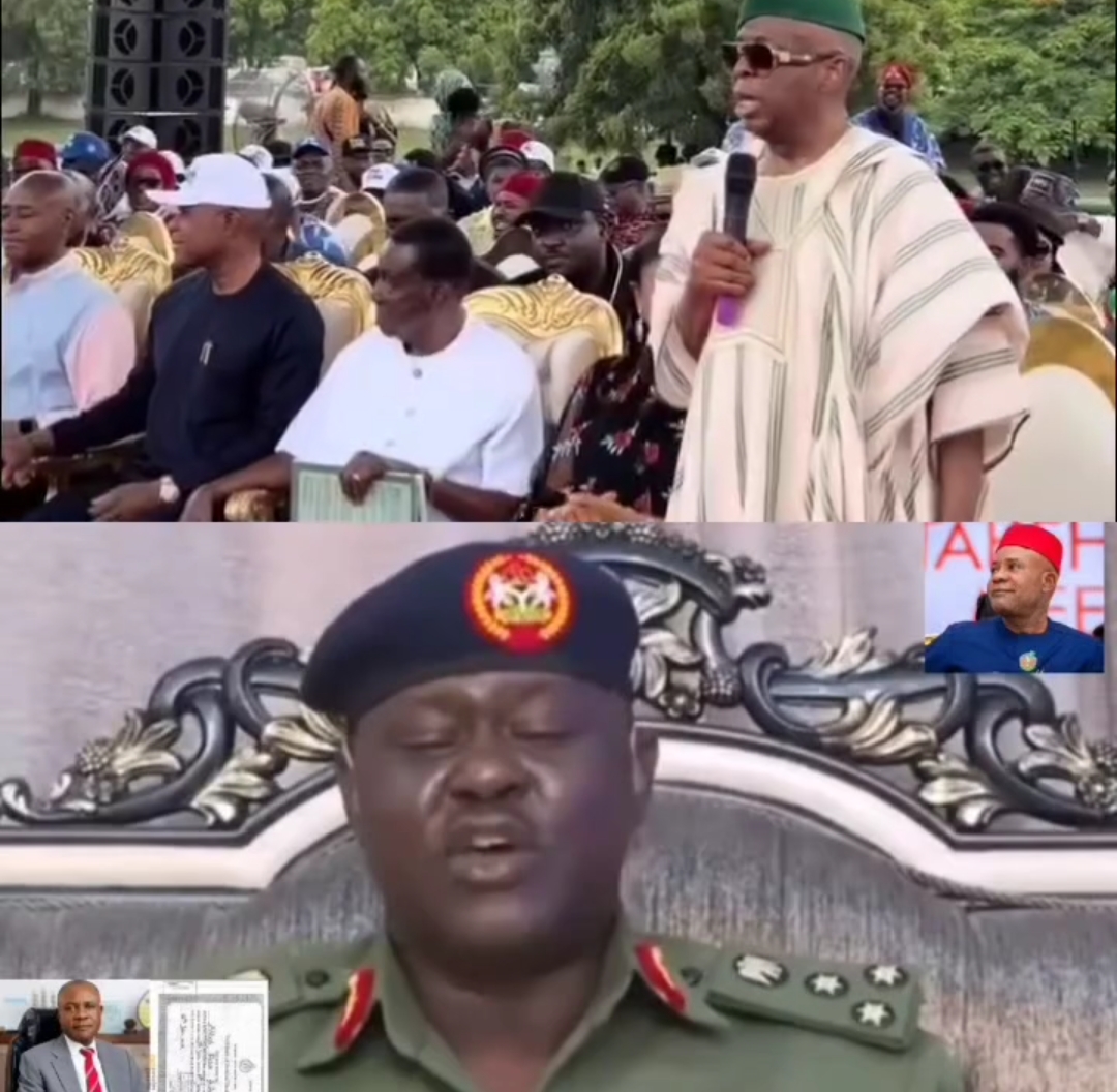 "Oluwole" Dig Sparks Controversy: Former Senate President Ken Nnamani Speaks Against Certificate Forgery in Front of Governor Peter Mbah