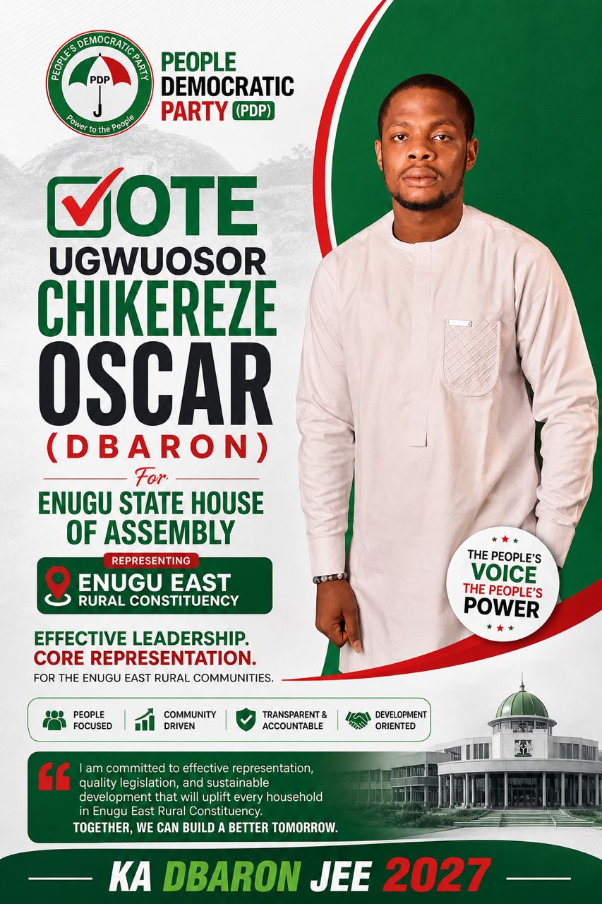 Ugwuosor Chikereze Oscar (DBaron) Wins Enugu East Urban PDP House of Assembly Primary