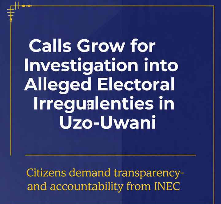 Calls Grow for Investigation into Alleged Electoral Irregularities in Uzo-Uwani