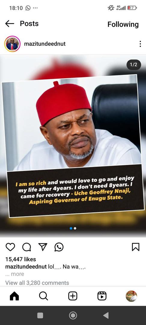 Redefining True Wealth: Chief Uche Nnaji’s Powerful Wisdom Is the Wake-Up Call Nigeria Desperately Needs – Tunde Ednut Throws Full and Unwavering Support Behind This Visionary Leader