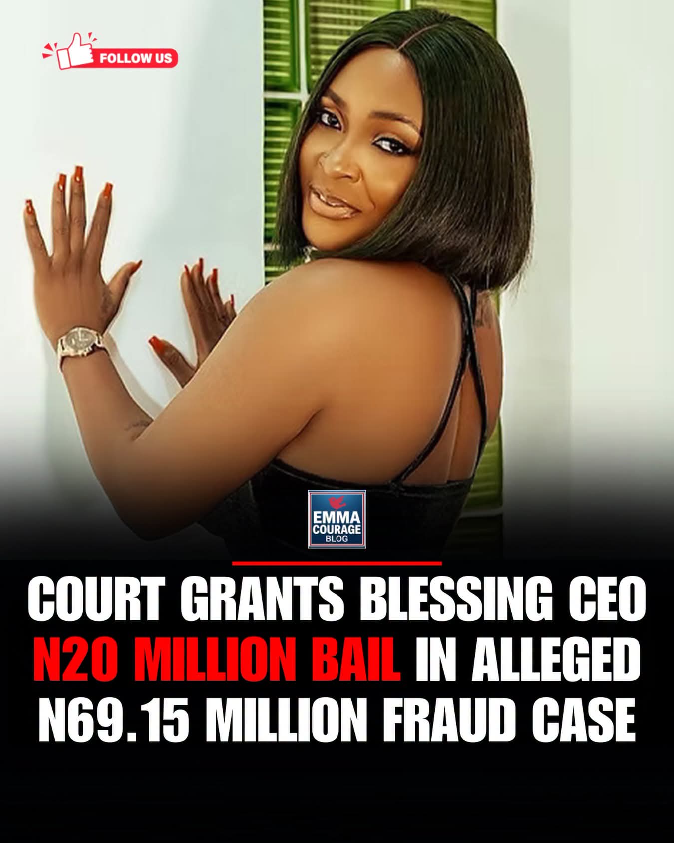 Court Grants Blessing CEO N20 Million Bail, Imposes Strict Conditions in Alleged N69.15 Million Fraud Trial