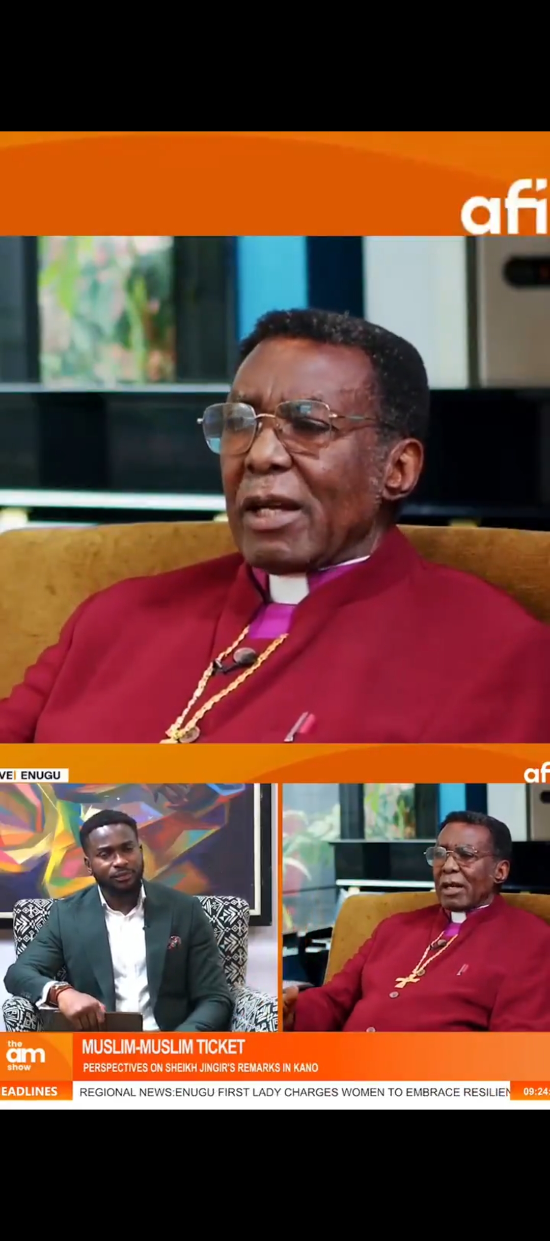 "WHY IS PASTOR ADEBOYE KEEPING QUIET?": ARCHBISHOP CHUKWUMA QUESTIONS CLERICAL SILENCE AND RELIGIOUS DYNAMICS UNDER TINUBU ADMINISTRATION