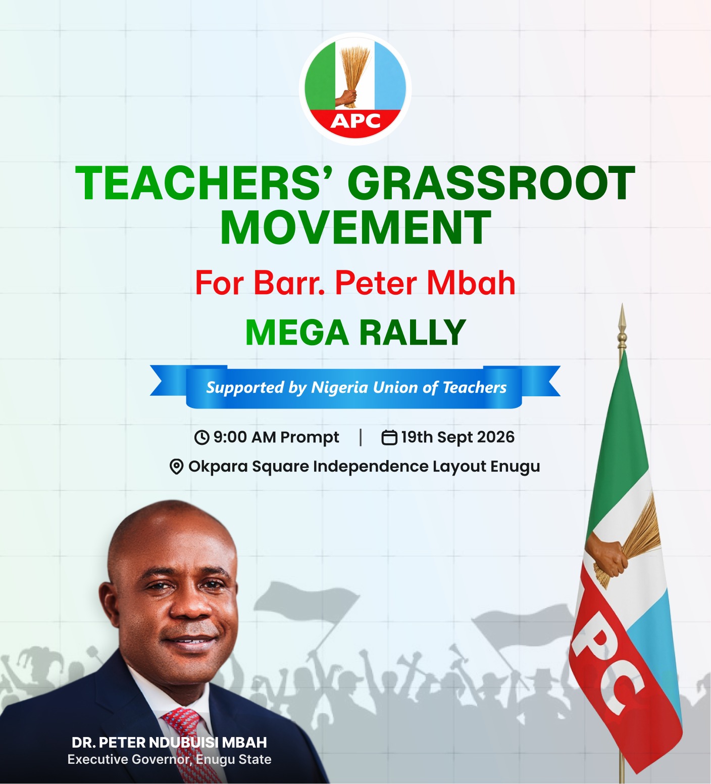 FORCED APPRECIATION: MBAH’S ADMINISTRATION WEAPONIZES TEACHER RECRUITMENT FOR APC POLITICAL RALLIES AS PANIC FORCES POSTPONEMENT