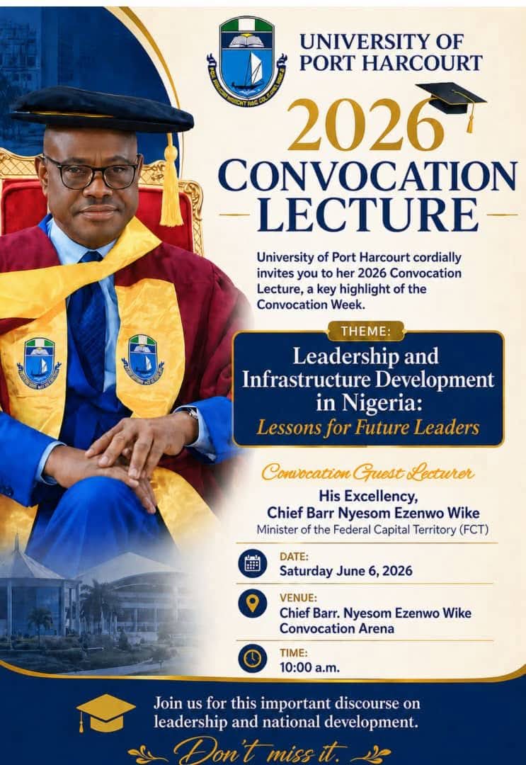 2026 Convocation Lecture University Of Port Harcourt