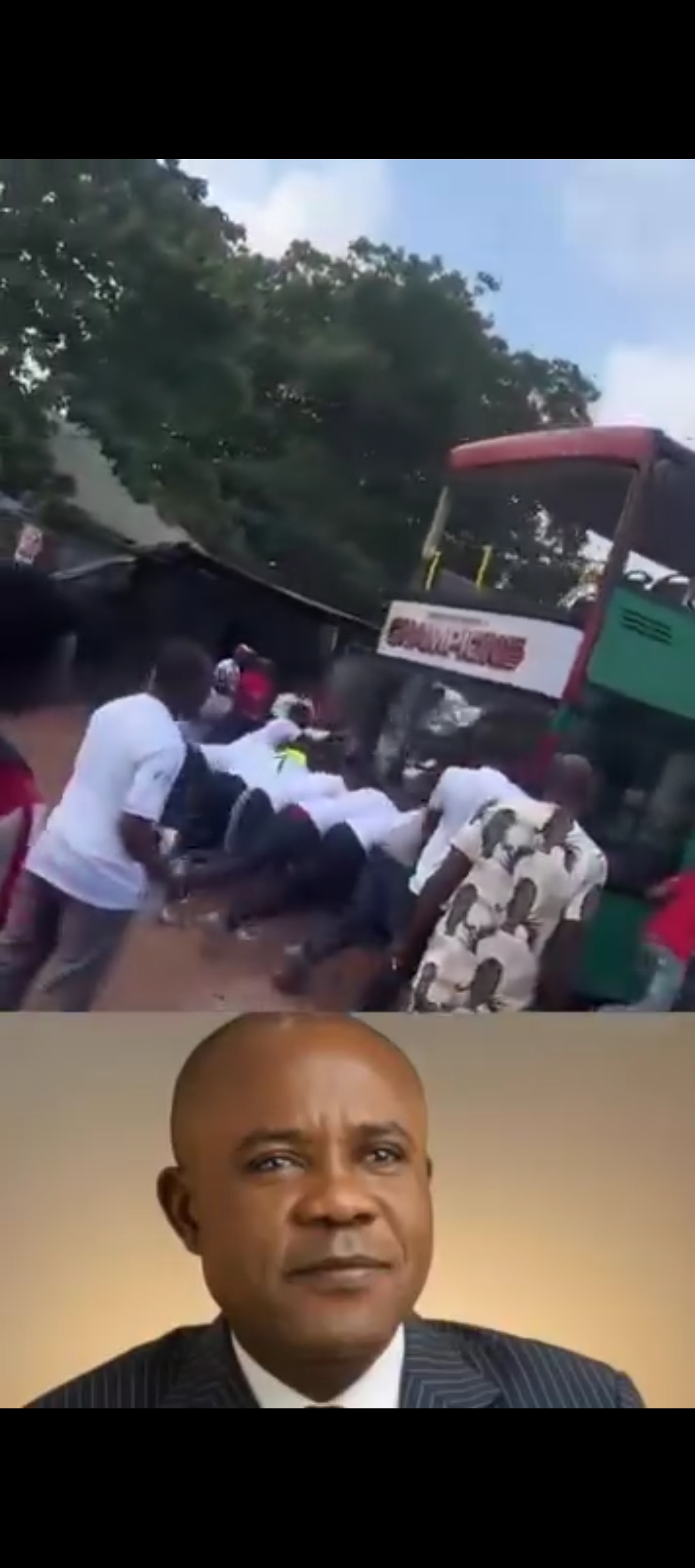 Rangers Trophy Parade in Enugu: Newly Introduced Bus Reportedly Breaks Down, Sparks Public Debate