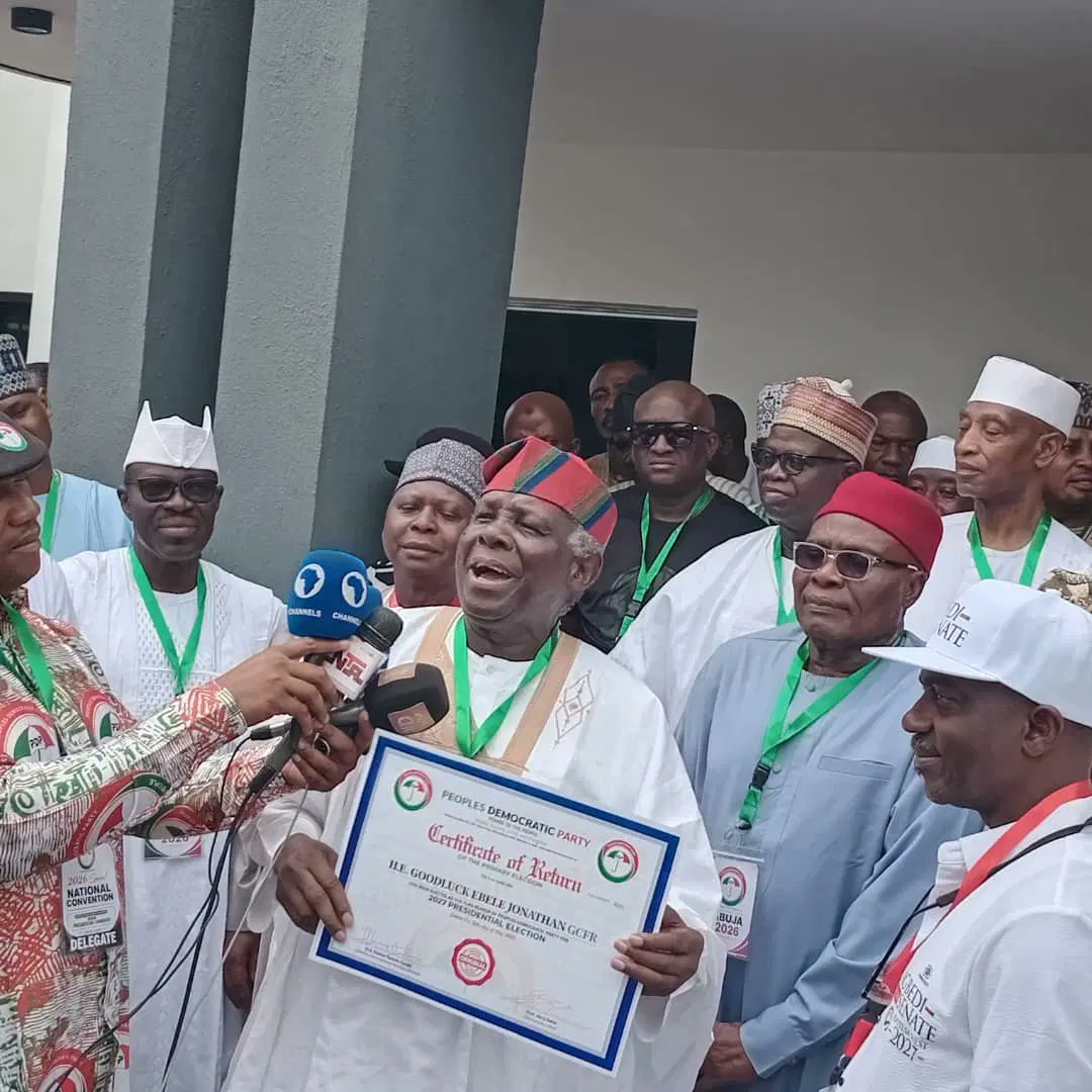 Police Seal Off Abuja Venue as PDP Faction Holds Controversial Jonathan 2027 Presidential Ratification Convention