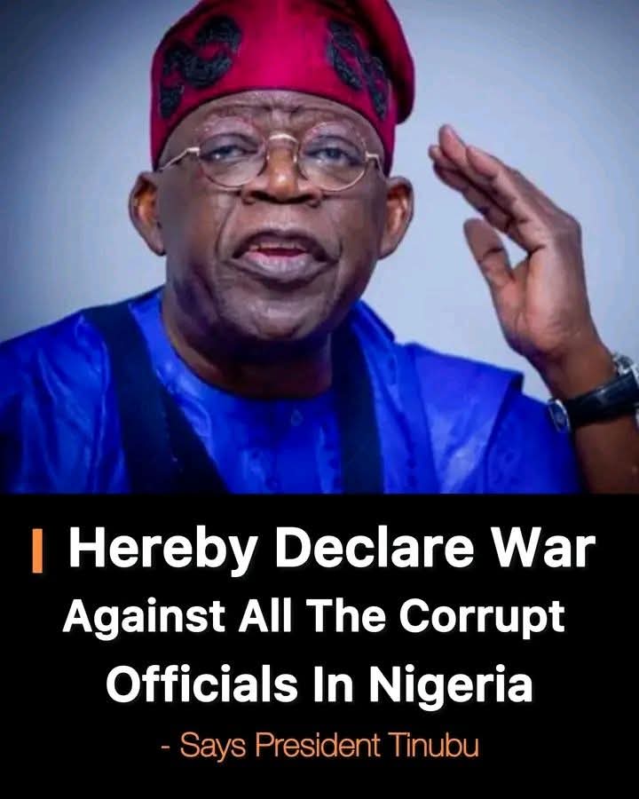 President Bola Ahmed Tinubu Reaffirms Commitment to Fight Corruption in Nigeria