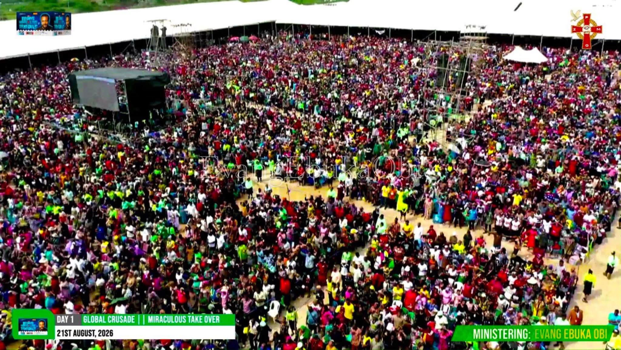 Massive Gathering In Zion City, Ngor Okpala As Zion Prayer Movement Outreach Begins Global World Crusade