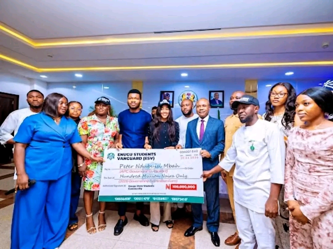 Outrage as Student Leaders Allegedly Donate ₦100 Million to Enugu Government, Sparks Debate on Priorities